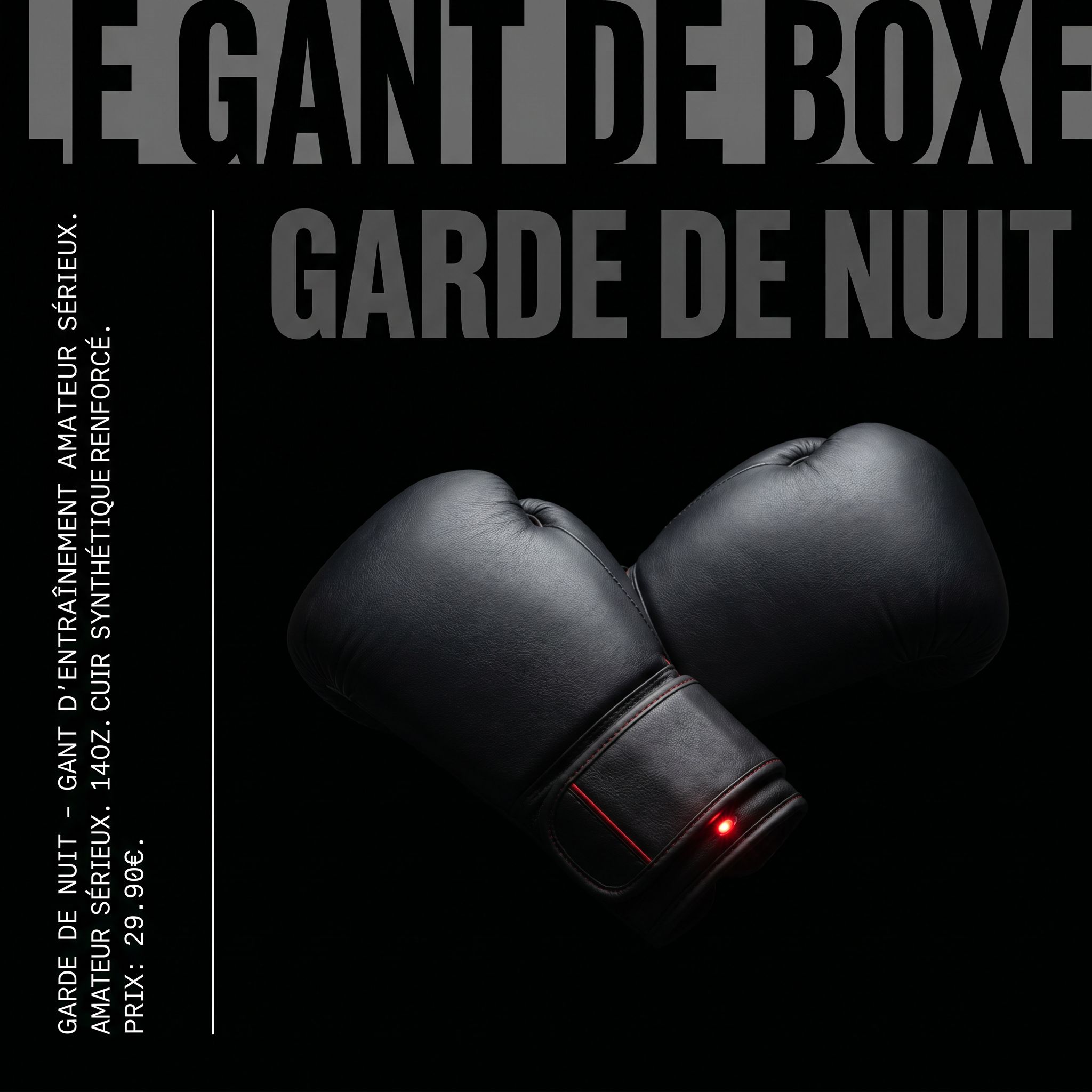 Gants de boxe 6 à 14 oz - cuir PU famille Sanda