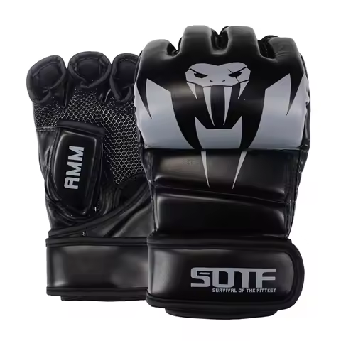 Gants de boxe imprimés tigre - série Serpent vénitien